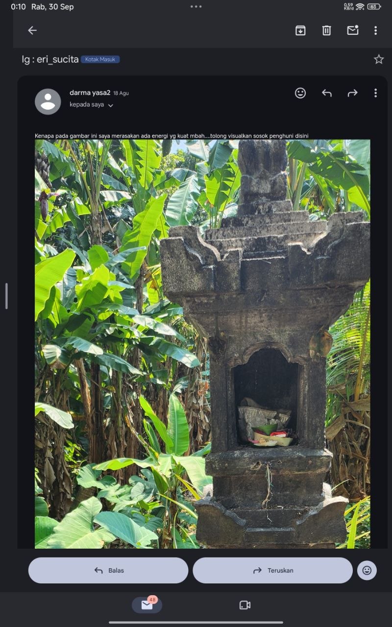 Contoh foto lokasi yang dikirim klien